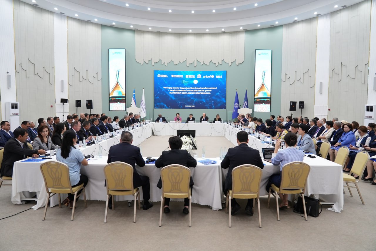 Yangi O‘zbekiston universitetida “Pedagog kadrlar tayyorlash tizimining transformatsiyasi – Yangi Oʻzbekiston uchun sifatli taʼlim garovi” mavzusidagi xalqaro konferensiya bo‘lib o‘tdi