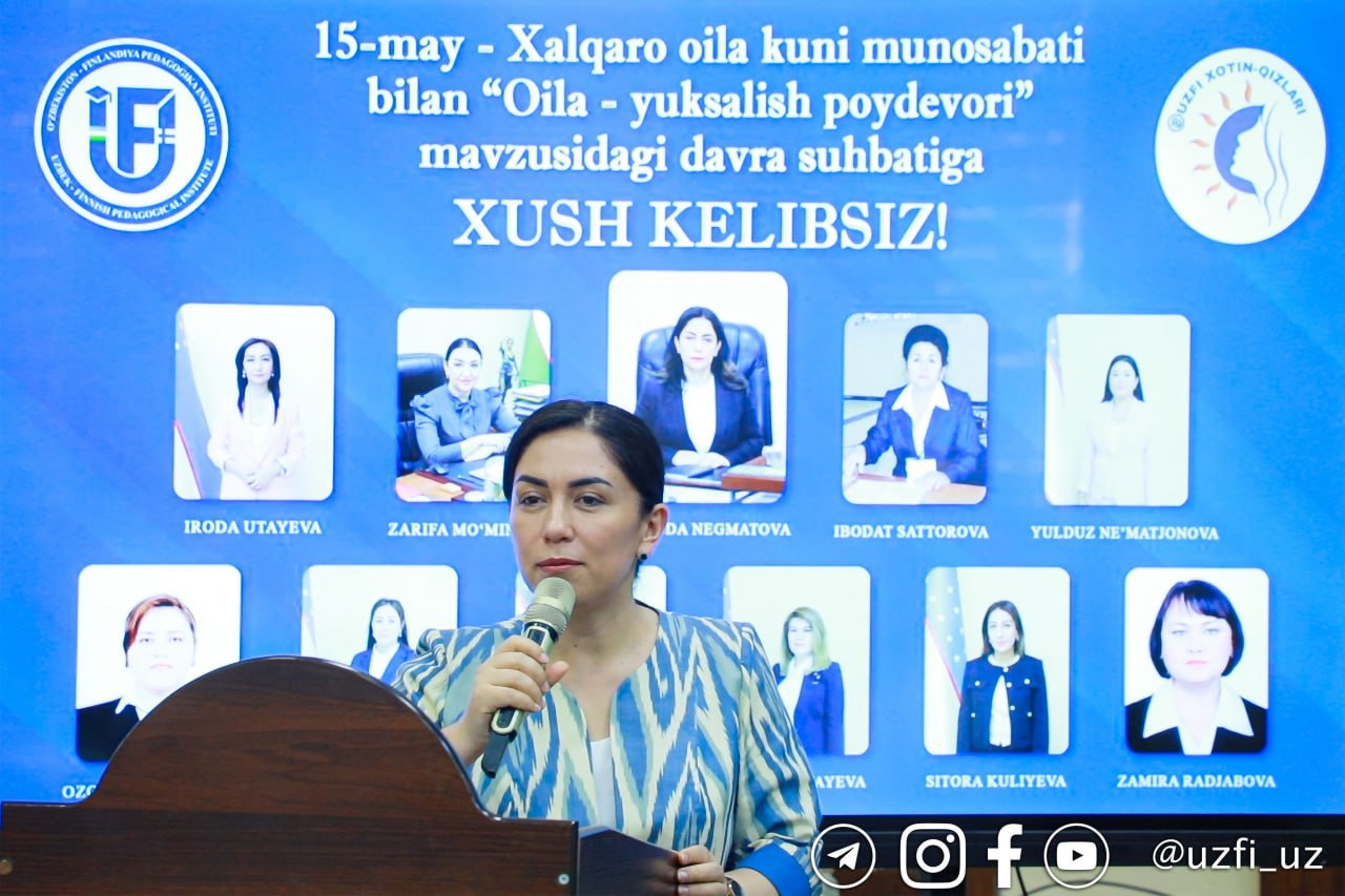 “15-may – Xalqaro oila kuni” munosabati bilan institut faollar zalida “Oila — yuksalish poydevori” mavzusida davra suhbati o‘tkazildi.