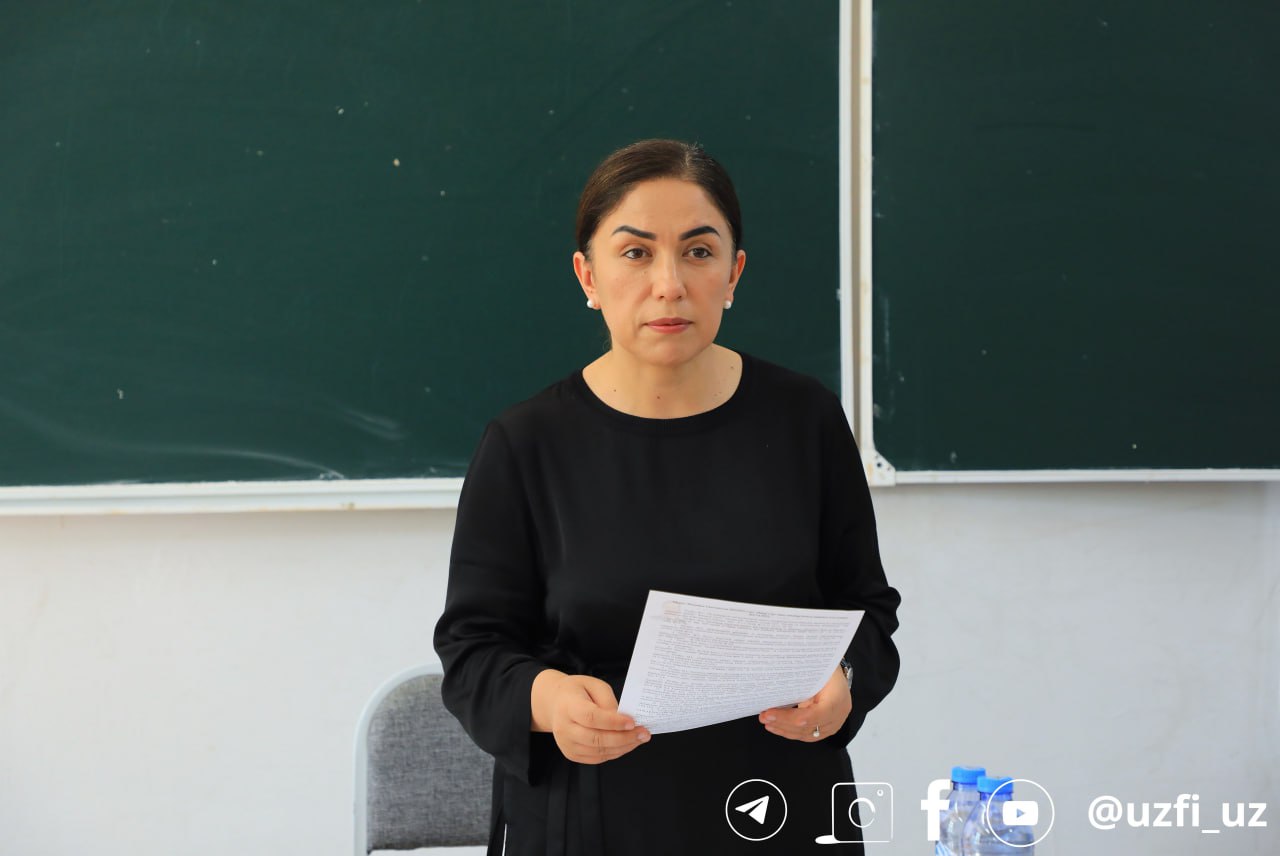 Shahzoda Negmatova tabiiy fanlar fakulteti professor-o‘qituvchilari bilan uchrashdi.